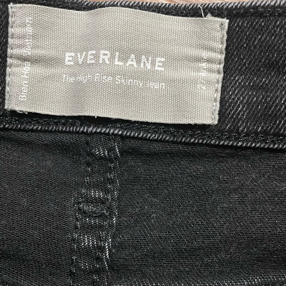 Everlane black high rise skinny jean - Picture 3 of 11